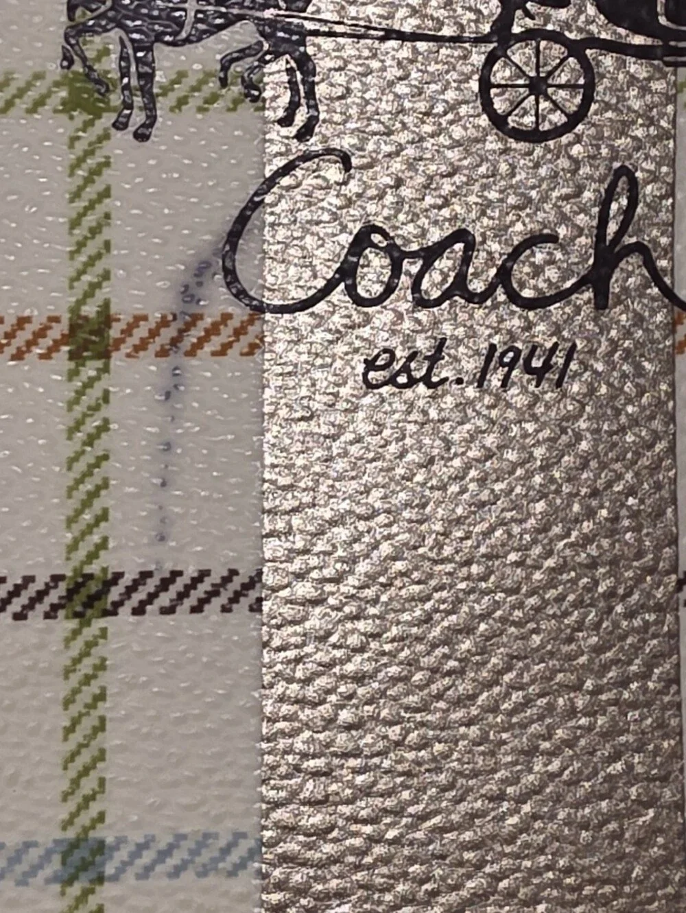 Coach Heritage Plaid Tattersall